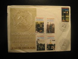 1976 Independence 1 Year Military FDC Cancel Folded Cover Moçambique MOZAMBIQUE Portugal Colonies - Mosambik