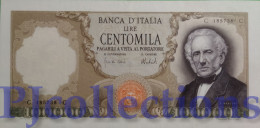 ITALIA - ITALY 100000 LIRE 1974 PICK 100c XF/AU RARE - 100000 Lire