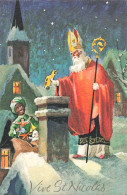 & Fête Vive St Saint Nicolas CPA Cheminée Jouets , Série 54809 2187 - Sinterklaas