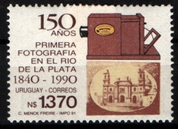 1991 Uruguay Photography Antique Camera First Photo Rio De La Plata #1388 ** MNH - Uruguay