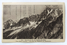 CPA - 74.Chemin De Fer Du Mont Blanc. Mont Lachat/Les Aiguilles - Chamonix-Mont-Blanc