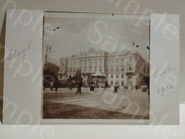 Italia Cartolina Con Foto Applicata TRIESTE Prima Fabbrica Triestina Di Ceresine E Prodotti Chimici BIENENFELD. 1904 - Trieste (Triest)