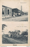 62) BUCQUOY : Maschinenfabrik - Strasse Nach Dem Friedhof - 1.WK - WW1 - Guerre 1914/18 - Autres & Non Classés