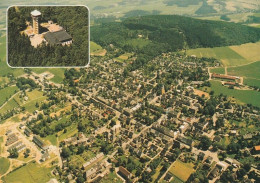 1 AK Germany / Sachsen * Blick Auf Scheibenberg - Eine Kleine Bergstadt Im Erzgebirgskreis Kleines Bild D. Aussichtsturm - Scheibenberg