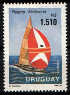 1991 Uruguay Whitbread Around The World Race Saling Water Sport #1391 ** MNH - Uruguay