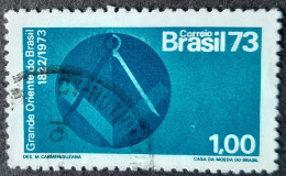 Bresil Brasil Brazil 1973 Francs Maçons Yvert 1059 O Used - Franc-Maçonnerie