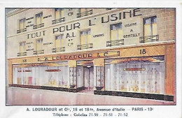CPA Paris Louradour Avenue D'Italie - Tout Pour L'USINE - Arrondissement: 13