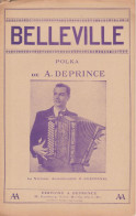 France - Belleville - Polka - A. Deprince - R. Bretonnel - Partiture - Accordeon - Noten & Partituren