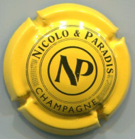 CAPSULE-CHAMPAGNE NICOLO & PARADIS N°04 Jaune & Noir - Other & Unclassified