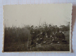 Ww2 Bulgaria Bulgarian Military Soldiers With Uniforms, Field Portrait, Vintage Orig Photo 8.5x6cm. (11094) - War, Military