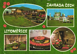 LITOMERICE, ZAHRADA CECH, GARDEN OF BOHEMIA, MULTIPLE VIEWS, ARCHITECTURE, PARK, VEGGIE ART, CZECH REPUBLIC, POSTCARD - Czech Republic