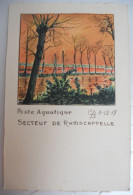 Poste Aquatique Secteur De Ramscappelle 8-12-1917 C. Blondeel / Ramskapelle Nieuwpoort Ijzer Oorlog I WWI Frontstreek - Knokke