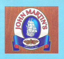 BIERETIKET -  JOHN  MARTIN'S ORIGINAL  ALE. 25 CL (BE 529) - Beer