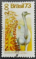 Bresil Brasil Brazil 1973 Animal Oiseau Bird Autruche Yvert 1087 O Used - Used Stamps