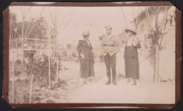 Jolie Photographie Militaria Jeune Soldat 1918 WW1 Villa Victor à Juan Les Pins, Première Guerre, Cf Verso 7x11,6cm - Guerre, Militaire