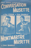 France - Conversation Musette - Montmartre Musette - Joss Baselli - Guis Viseur - Valse - Partiture - Accordeon - Partitions Musicales Anciennes