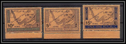 Nord Yemen YAR - 3989/ N°734/736 Adenauer Overprint OR Gold Stamps Neuf ** MNH 1968 Cote 15 Euros - Jemen