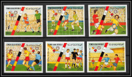 Nord Yemen YAR - 3947a/ N°1753/1758 B Football Soccer Wold Espana 1982 Non Dentelé Imperf Neuf ** MNH Cote 100 - Jemen