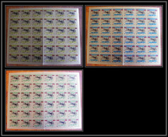 Nord Yemen YAR - 4403z/ N°742/744 Jeux Olympiques (olympic Games) Mexico 1968 OR Gold Stamps Neuf ** MNH Feuille Sheet - Jemen