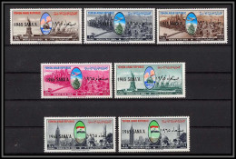 Nord Yemen YAR - 3905/ N°522/528 A Sana'a Exhibition With Overprint 1966 Neuf ** MNH - Expositions Philatéliques