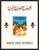 Nord Yemen YAR - 3814/ Bloc N°29 Scouts (scouting - Jamboree) Neuf ** MNH Non Dentelé Imperf Neuf ** MNH 1964 - Unused Stamps