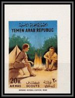 Nord Yemen YAR - 3813/ N°376 B Scouts (scouting - Jamboree) Neuf ** MNH Non Dentelé Imperf - Unused Stamps
