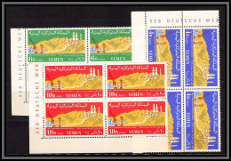 Nord Yemen YAR - 3748/ N°230/231 A Road Hodeida To Sana'a 1961 Neuf ** MNH Bloc 4 - Yemen