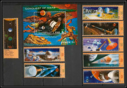 Nord Yemen YAR - 3653/ N° 1390 / 1396 + Bloc 165 Espace (space) Conquest Of Mars ** MNH  - Yémen