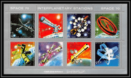 Nord Yemen YAR - 3650c/ N°1174/1180 Silver Espace Space 70 Interplanetary Stations ** MNH Non Plié Never Folded - Yémen