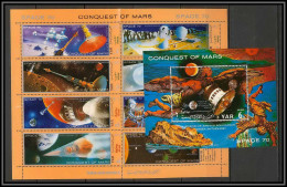 Nord Yemen YAR - 3652/ N° 1390 / 1396 + Bloc 165 Espace (space) Conquest Of Mars ** MNH  - Asie