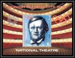 Nord Yemen YAR - 3637/ Bloc N°155 Opéra Wagner Musique Music Jeux Olympiques (olympic Games) Munich 1972 ** MNH  - Musique