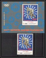 Nord Yemen YAR - 3632b/ Bloc N°175 + N°1470 Jeux Olympiques (olympic Games) Munich 1972 ** MNH Sprint - Yémen