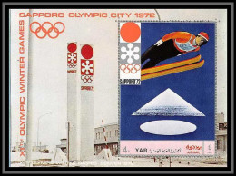 Nord Yemen YAR - 3625/ Bloc N°147 Ski Jumping Jeux Olympiques (olympic Games) Winter Sapporo 1972 ** MNH  - Yémen