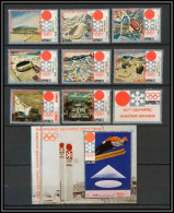 Nord Yemen YAR - 3623/ N°1250/1256 + Bloc 147 Jeux Olympiques (olympic Games) Winter Sapporo 1972 ** MNH  - Winter 1972: Sapporo