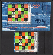 Nord Yemen YAR - 3616b/ Bloc N°161 + N°1360 Jeux Olympiques (olympic Games) Sapporo 1972 ** MNH Ice Crystals Cote 24 - Hiver 1972: Sapporo