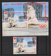 Nord Yemen YAR - 3616Y BF 162 N°136 Jeux Olympiques Olympic Games Sapporo 1972 ** MNH Archer Non Dentelé Imperf Cote 36 - Yémen