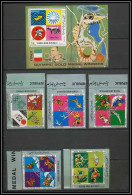 Nord Yemen YAR - 3601a/ N° 1481 /1484 + Bloc 177 ** MNH Jeux Olympiques (olympic Games) Gold Medalist Italy - Ete 1968: Mexico