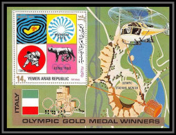 Nord Yemen YAR - 3602/ Bloc N° 177 ** MNH Jeux Olympiques (olympic Games) Gold Medalist Italy - Yemen