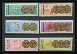 Nord Yemen YAR - 3598 N° 803/808 Cobalt Jeux Olympiques Summer Mexico Olympic Games 1968 1972 ** MNH  - Yemen