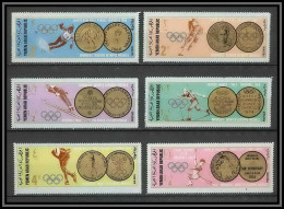 Nord Yemen YAR - 3597 N° 767/772 Cobalt Jeux Olympiques (olympic Games) Winter Grenoble Sapporo 1968 - 1972 ** MNH  - Hiver 1968: Grenoble