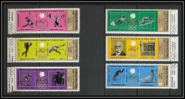 Nord Yemen YAR - 3593 N°1295/1300 A OR Gold ** MNH Jeux Olympiques Olympic Games Wold Peace 1971 - Yemen