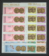 Nord Yemen YAR - 3598c N°803/808 Cobalt Jeux Olympiques Summer Mexico Olympic Games 1968 ** MNH Bloc 4 - Yemen