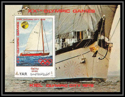 Nord Yemen YAR - 3587a/ Bloc N° 170 Jeux Olympiques (olympic Games) 1972 Kiel ** MNH Voile Sailing  - Yemen