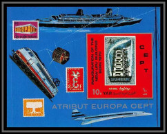 Nord Yemen YAR - 3583/ Bloc N° 127 UPU Headqarters Europa Concorde Train Espace (space) ** MNH  - Concorde