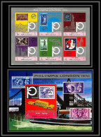 Nord Yemen YAR - 3584/ N°1209/1214 + Bloc 139 Upu Philympia London 1970 ** MNH Jeux Olympiques Paris 1924 - Sellos Sobre Sellos