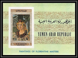 Nord Yemen YAR - 3571/ Bloc N°58 Botticelli Peinture Tableaux Paintings Florentine Masters Italia ** MNH Gold - Autres & Non Classés