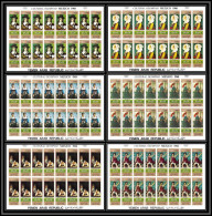 Nord Yemen YAR - 3526z/ N° 1005/1010 B Tableaux Paintings Non Dentelé Imperf ** MNH Feuille Complete (sheet) Washington - Yemen