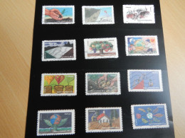 Série De 12 Timbres Autoadhésifs Oblitérés France N°526 à 537, Année 2011 - Used Stamps