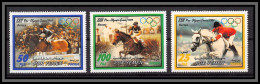 South Yemen PDR 6015b N°312/314 Jumping Cheval Horse Jeux Olympiques (olympic Games) Los Angeles 1983/1984 MNH  - Jemen