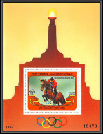 South Yemen PDR 6011 BF N°21 Show Jumping 1984 ** MNH Jeux Olympiques Olympic Games Los Angelès Cote 24 Euros 90x120 Mm - Yemen